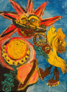 Home-is-Subjective-Earth-is-Inclusive-acrylic-on-canvas-2025