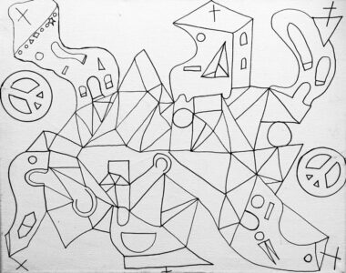 Peaceful-Aerial-Churches-pen-on-canvas-202