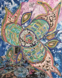 Footprints of the Faithful (mixed media) 2026