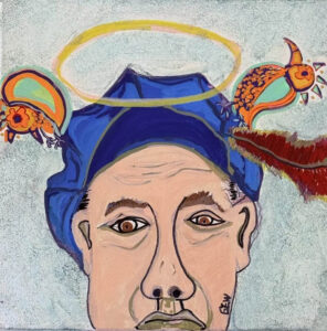 In Humility I Will Listen (mixed media) 2026