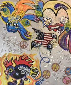 Peace Work Incarnations (mixed media) 2026