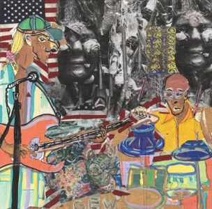 Place Holder (mixed media and collage) 2026